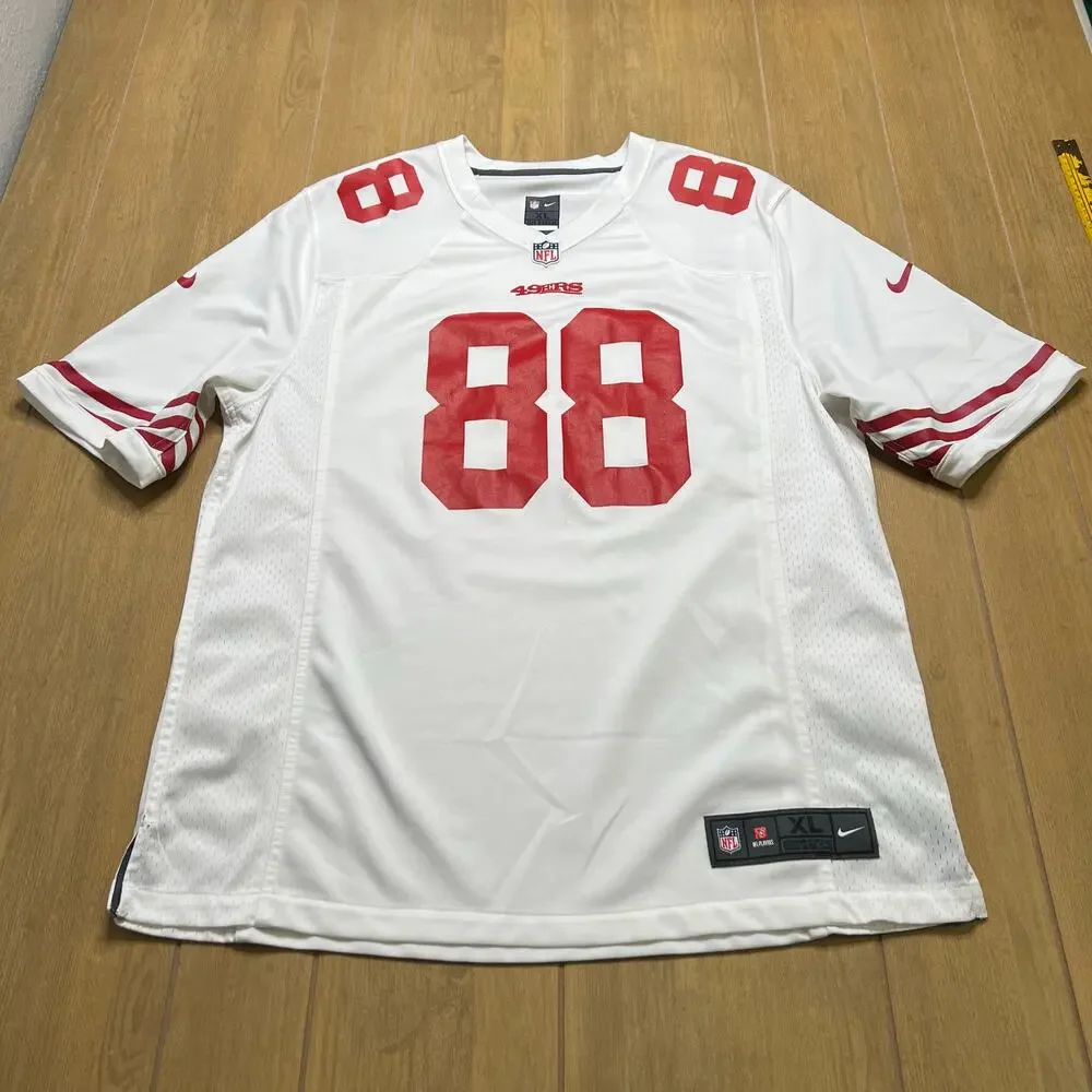Nike San Francisco 49ers #88 Lido Bay On Field NFL Jersey White XL